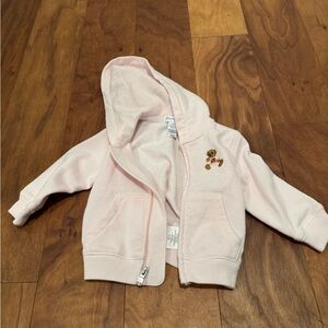 Ralph Lauren Girls' French Terry Hoodie pink